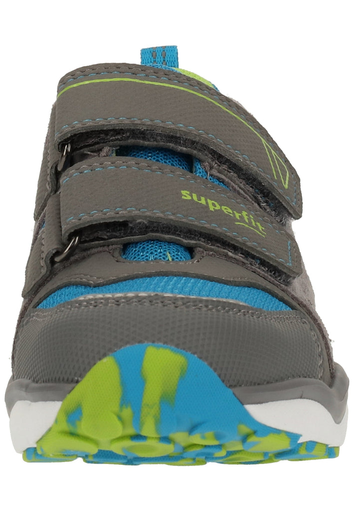 Superfit Halbschuhe Leder/Textil Grau/Blau - surf4shoes