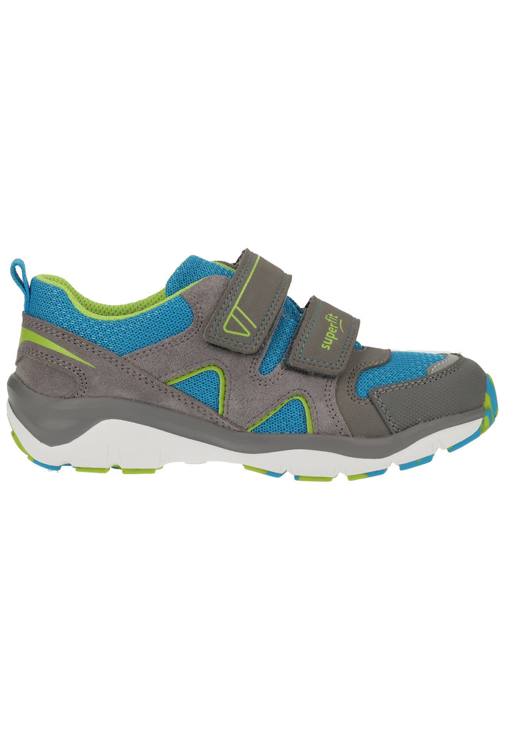 Superfit Halbschuhe Leder/Textil Grau/Blau - surf4shoes
