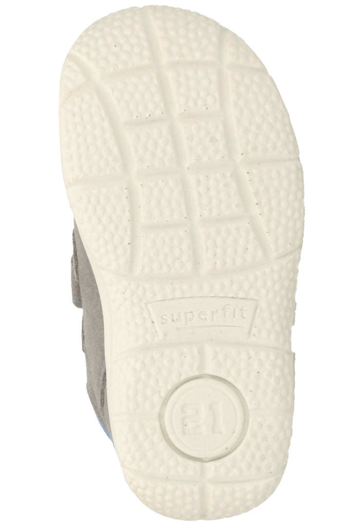 Superfit Halbschuhe Veloursleder Hellgrau - surf4shoes
