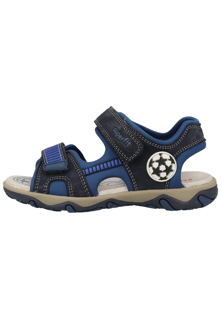 Superfit Sandalen Veloursleder/Textil Blau - surf4shoes