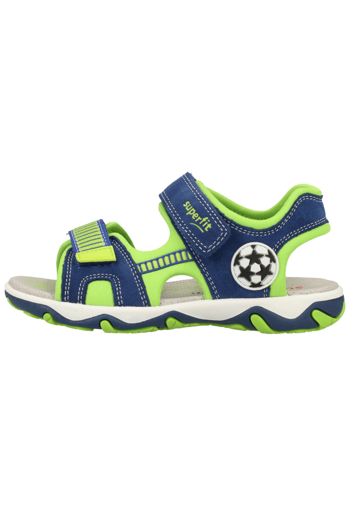 Superfit Sandalen Leder/Textil Blau/Grün - surf4shoes