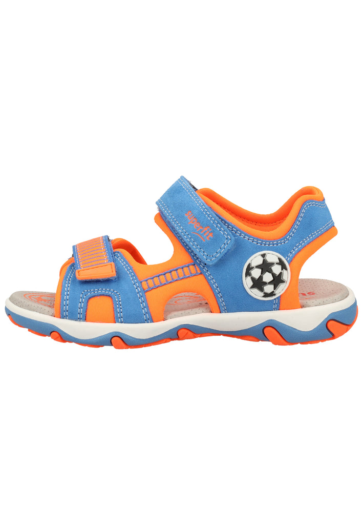 Superfit Sandalen Veloursleder/Textil Blau/Orange - surf4shoes