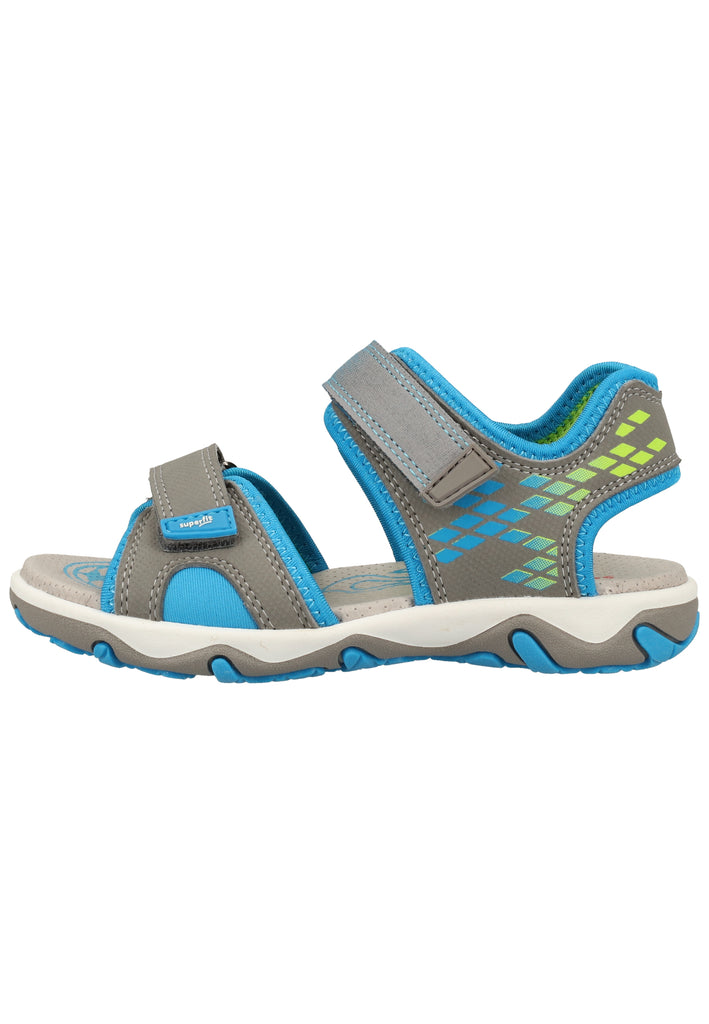 Superfit Sandalen Textil Grau/Blau - surf4shoes