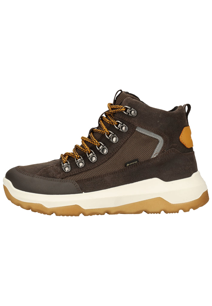 Superfit Stiefel Veloursleder/Textil Braun/Gelb - surf4shoes