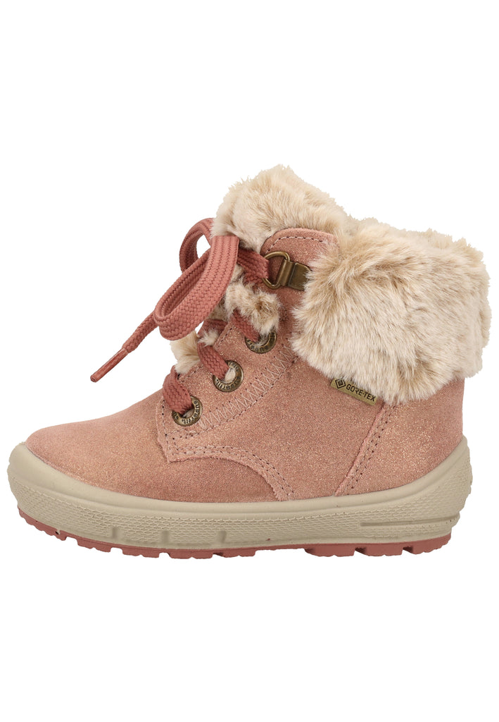 Superfit Stiefel Veloursleder/Textil Rosa Warmfutter - surf4shoes