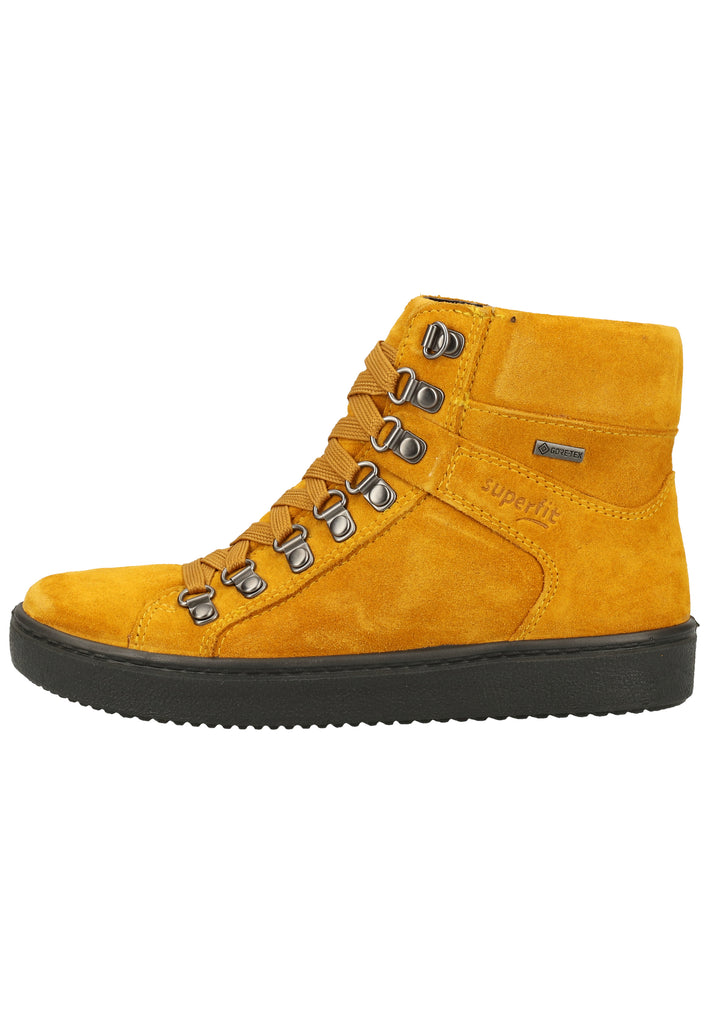 Superfit Sneaker Veloursleder Gelb - surf4shoes