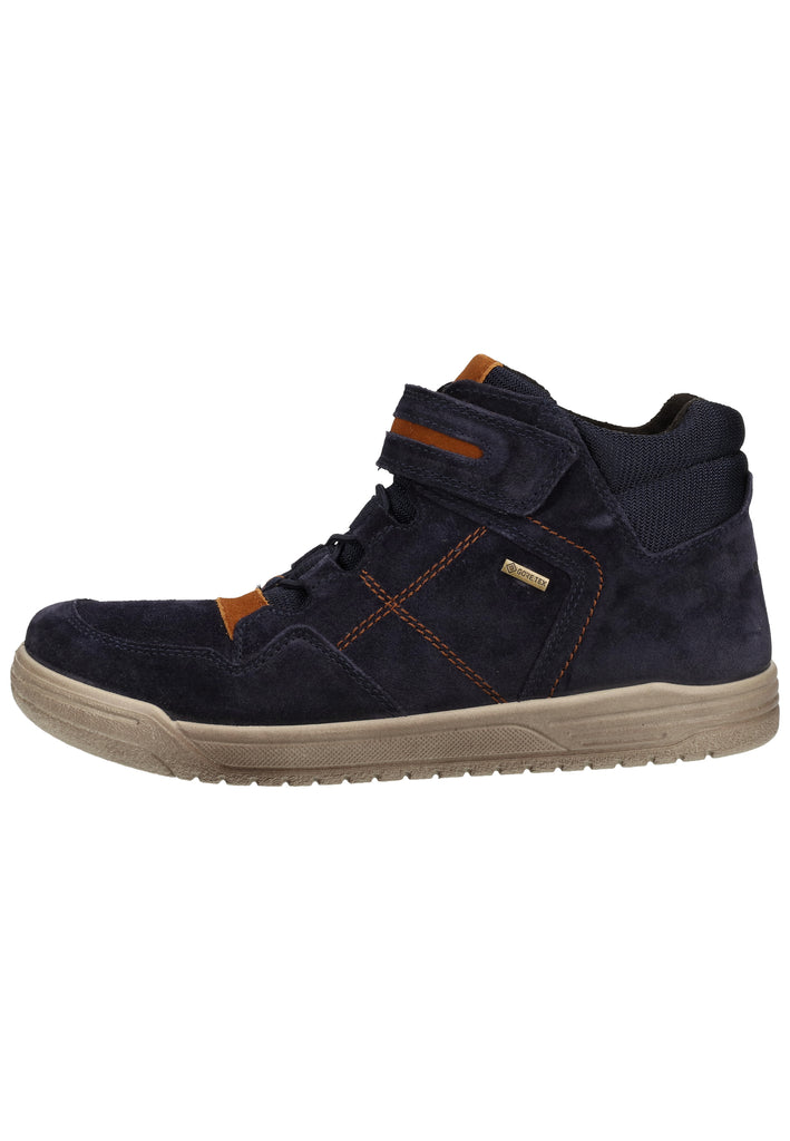 Superfit Sneaker Veloursleder/Textil Blau/Braun - surf4shoes