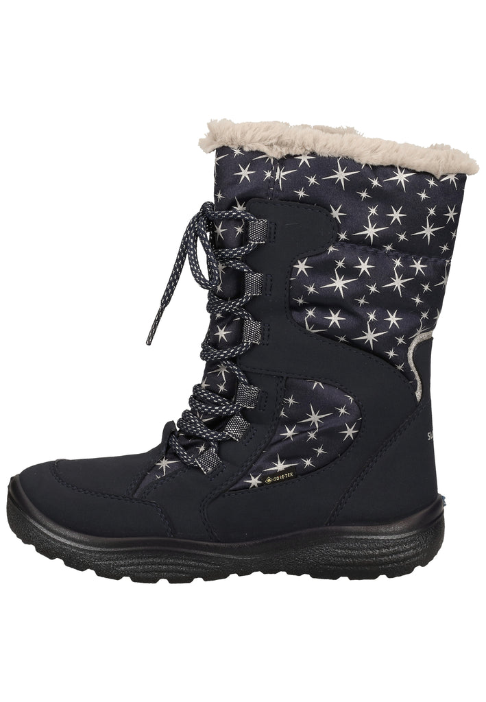 Superfit Stiefel Lederimitat/Textil Blau - surf4shoes