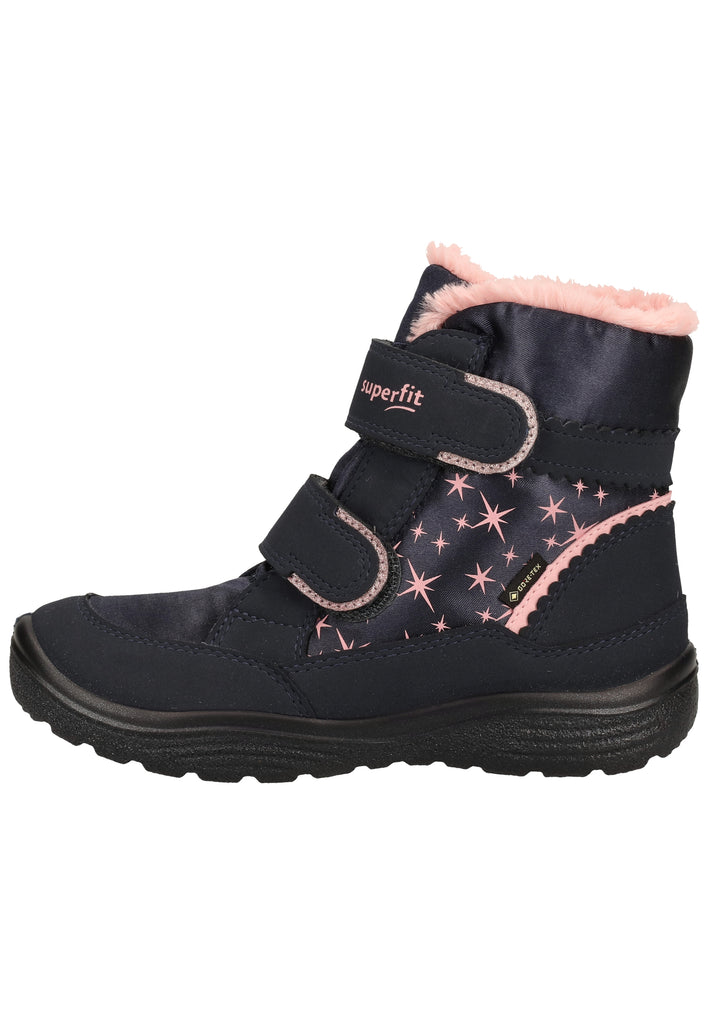 Superfit Stiefel Textil Blau/Pink - surf4shoes