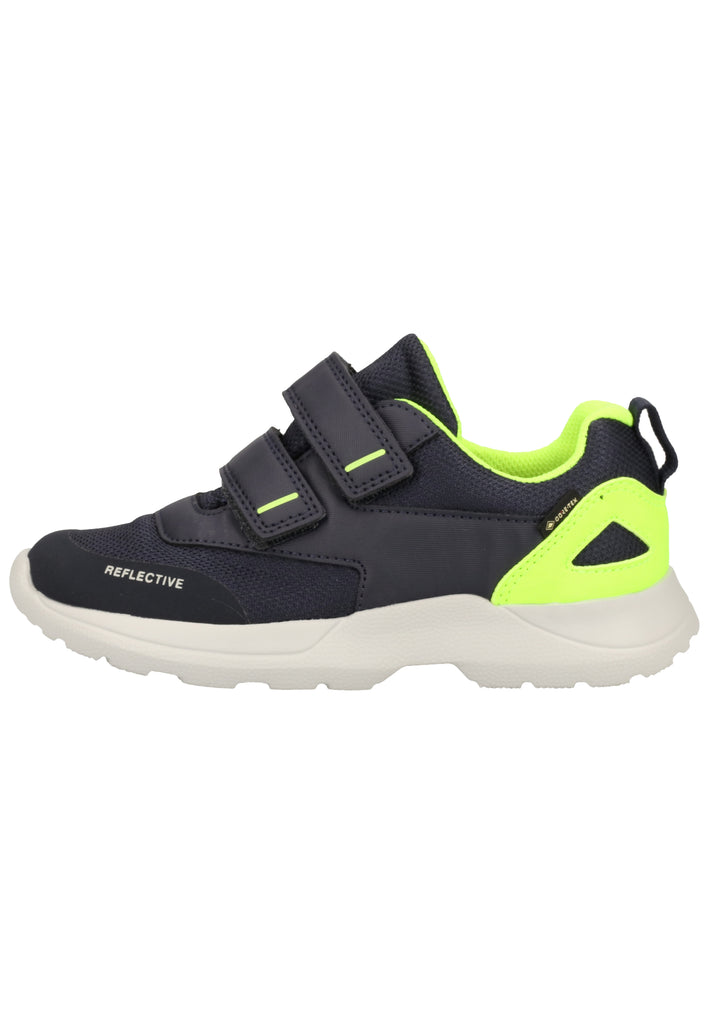 Superfit Sneaker Lederimitat/Textil Blau/Gelb - surf4shoes