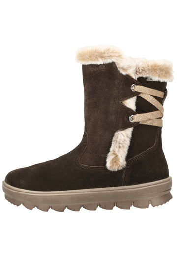 Superfit Stiefel Veloursleder Braun Warmfutter - surf4shoes