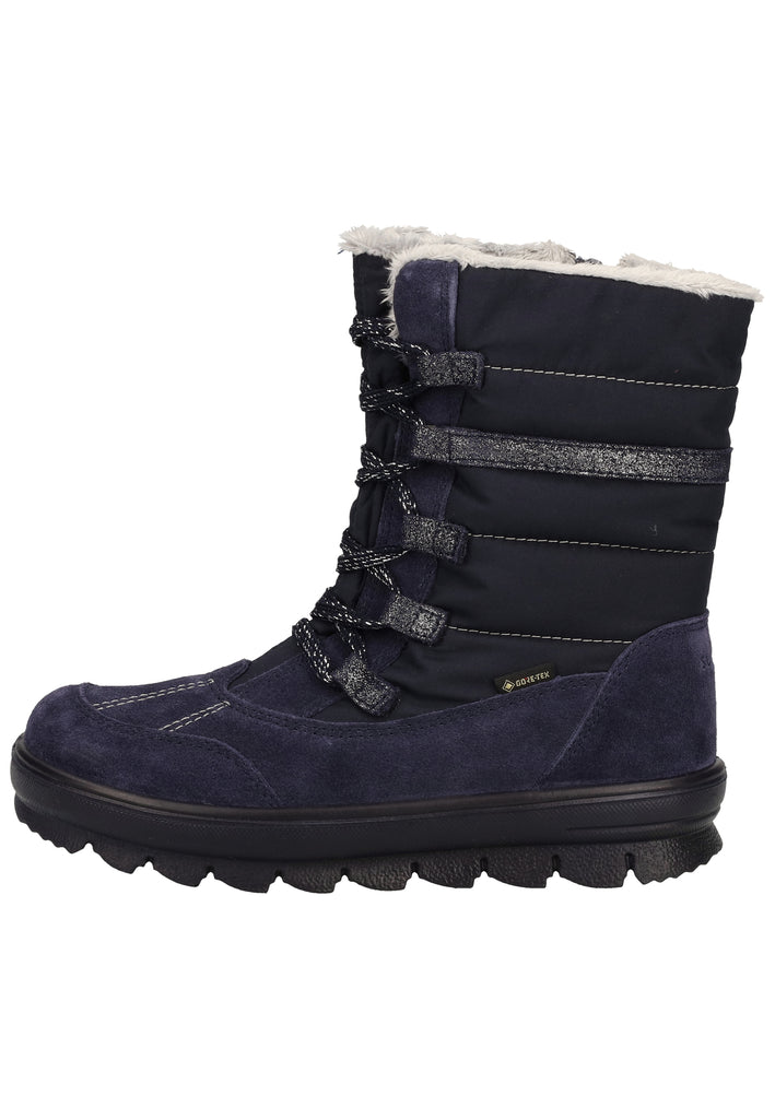 Superfit Stiefel Veloursleder/Textil Blau Warmfutter - surf4shoes
