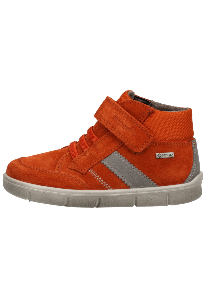 Superfit Sneaker Veloursleder Rot/Grau - surf4shoes