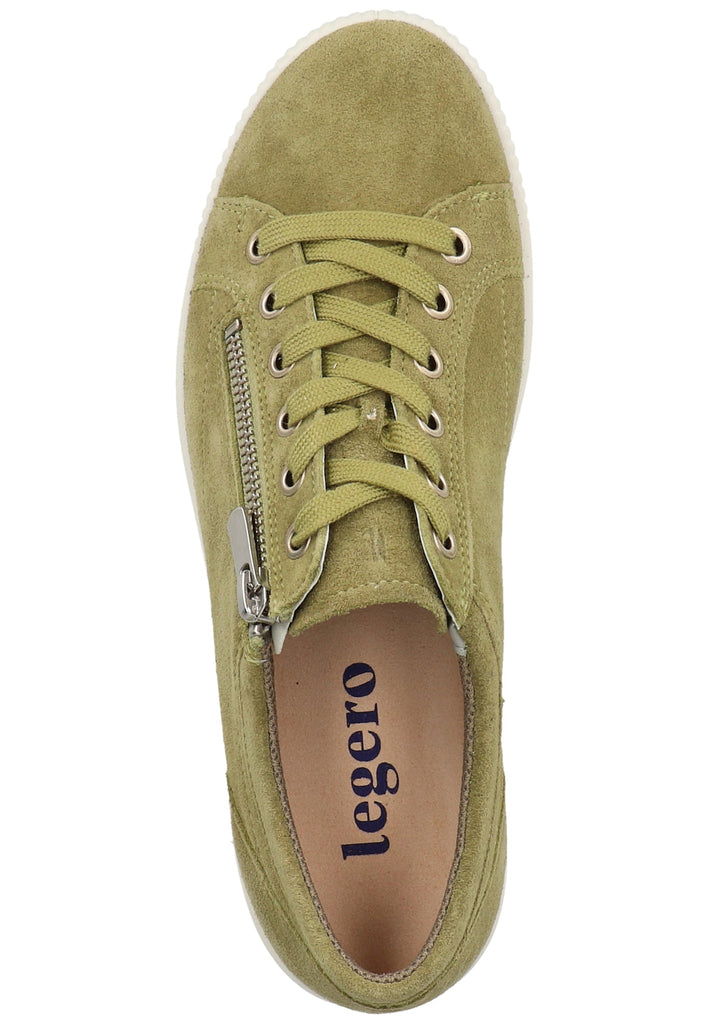 Legero Sneaker Veloursleder Grün - surf4shoes