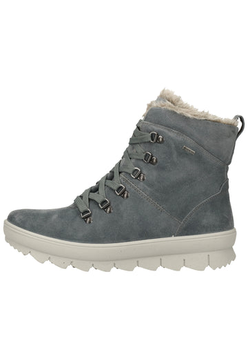 Legero Stiefelette Veloursleder Grau - surf4shoes