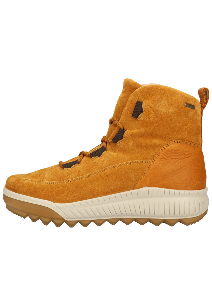 Legero Stiefelette Veloursleder Gelb Warmfutter - surf4shoes