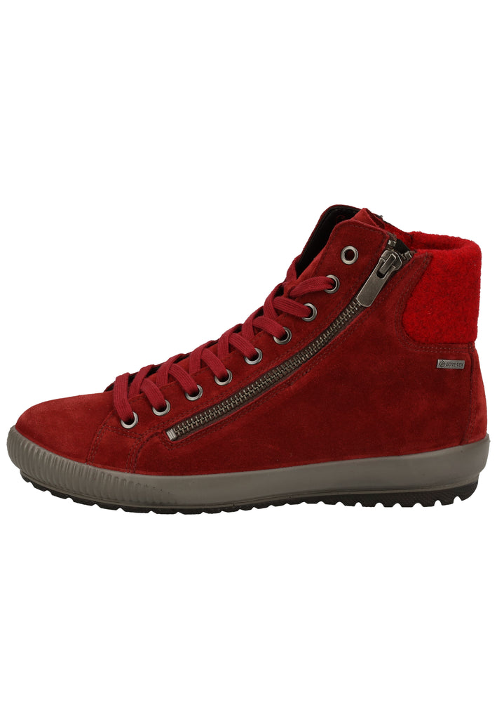 Legero Stiefelette Veloursleder Rot - surf4shoes