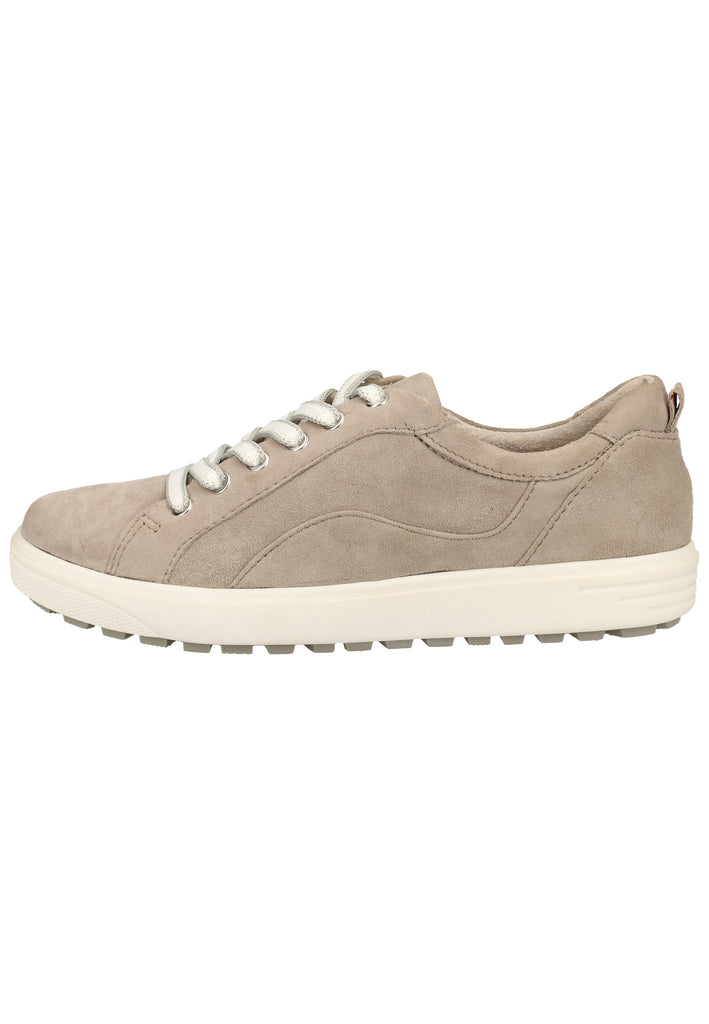 Jana Sneaker Nubukleder Grau - surf4shoes