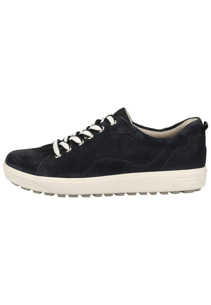 Jana Sneaker Nubukleder Navy - surf4shoes