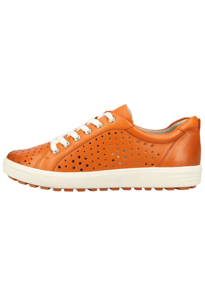 Jana Sneaker Leder Orange - surf4shoes