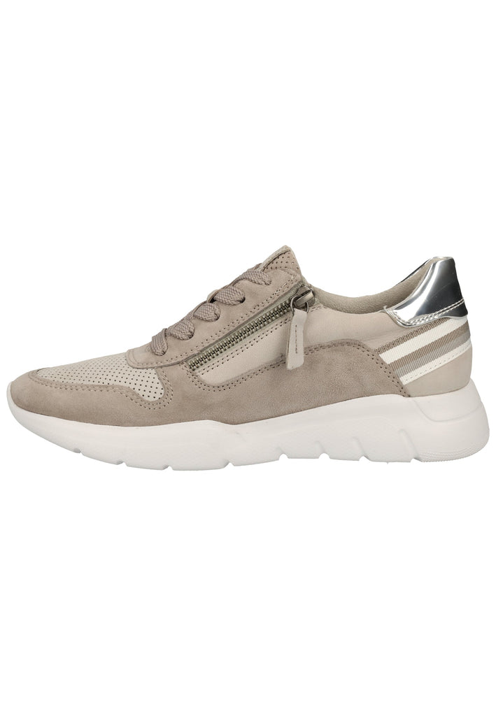 Jana Sneaker Leder/Synthetik Grau - surf4shoes