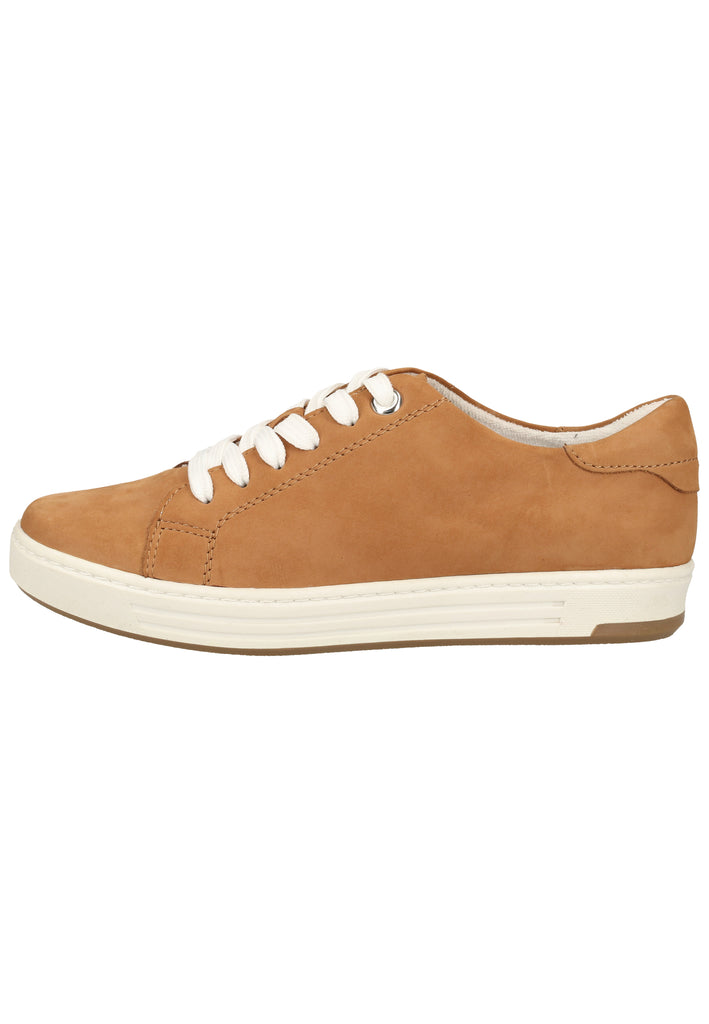 Jana Sneaker Leder Cognac - surf4shoes