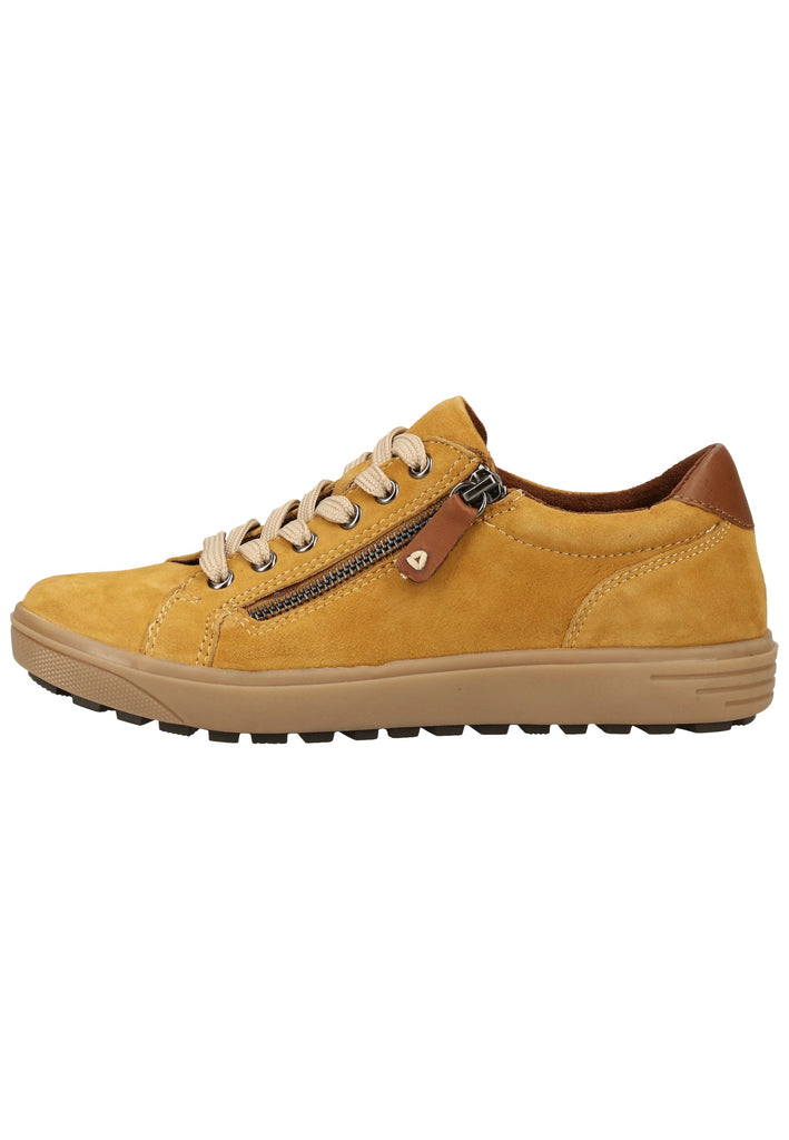 Jana Sneaker Leder Gelb - surf4shoes