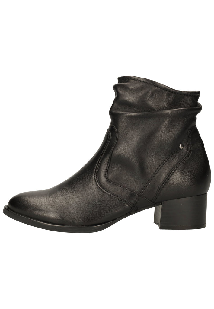 Jana Stiefelette Leder Schwarz - surf4shoes