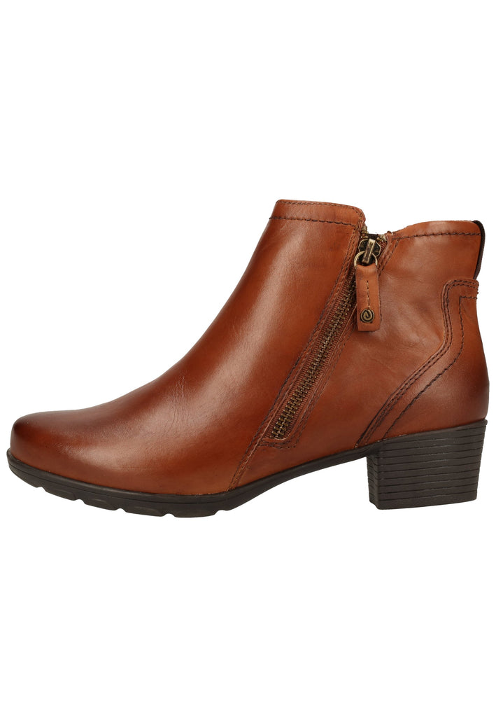 Jana Stiefelette Leder Braun - surf4shoes