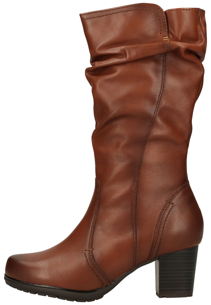 Jana Stiefel Leder Braun - surf4shoes