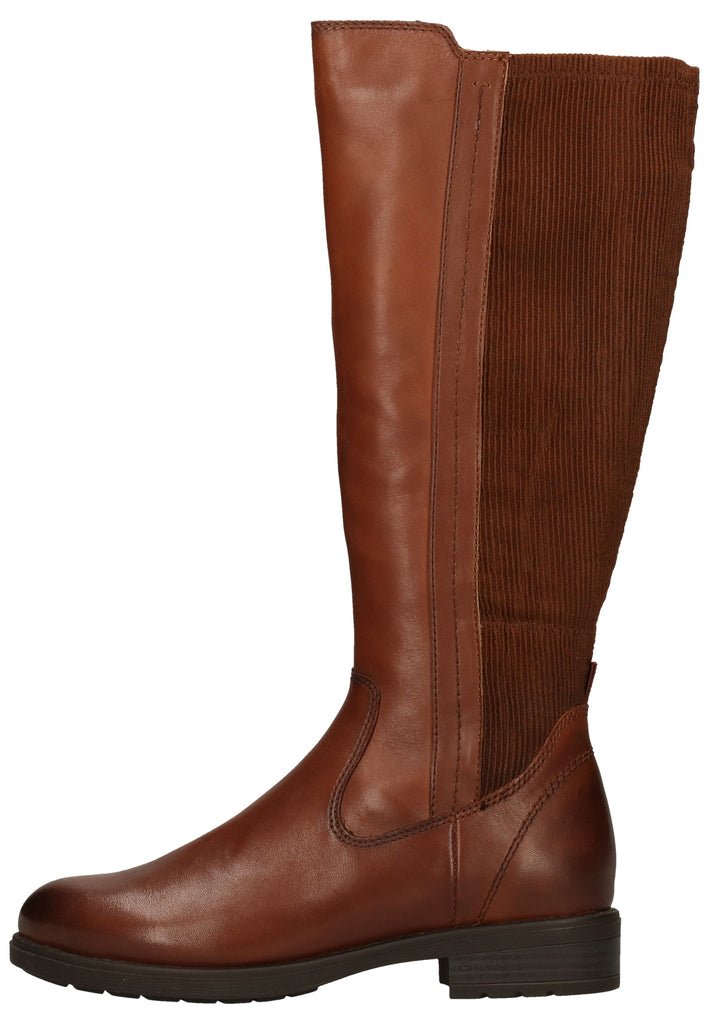 Jana Stiefel Leder/Textil Braun - surf4shoes