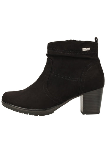 Jana Stiefelette Textil Schwarz - surf4shoes
