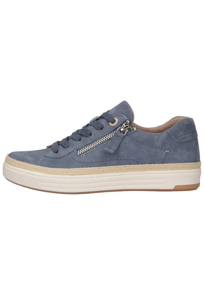 Jana Sneaker Nubukleder Denim - surf4shoes