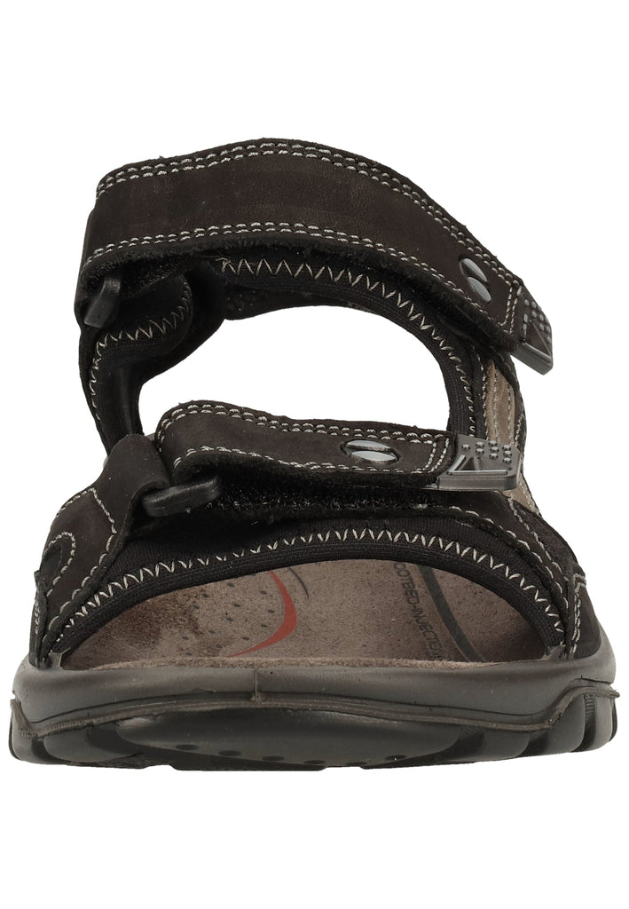 Salamander Sandalen Leder Schwarz - surf4shoes