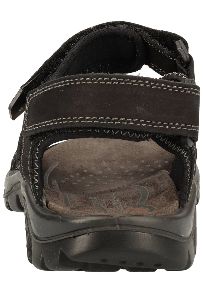Salamander Sandalen Leder Schwarz - surf4shoes