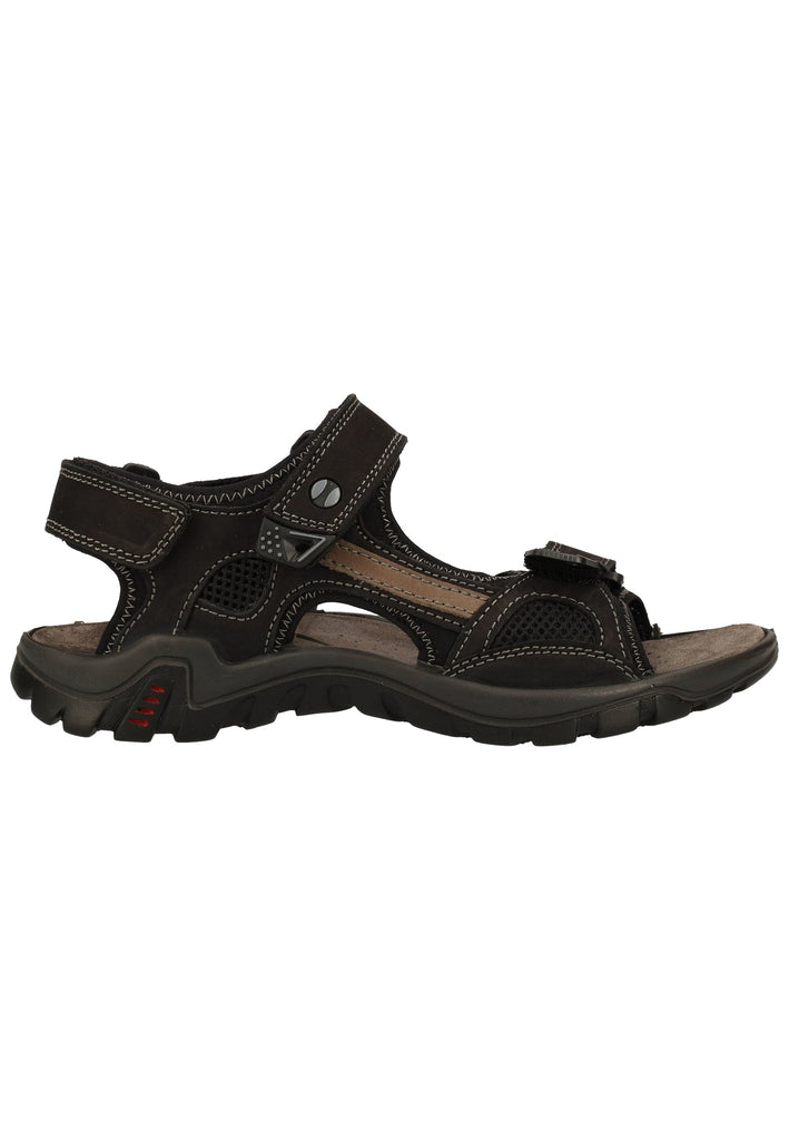 Salamander Sandalen Leder Schwarz - surf4shoes