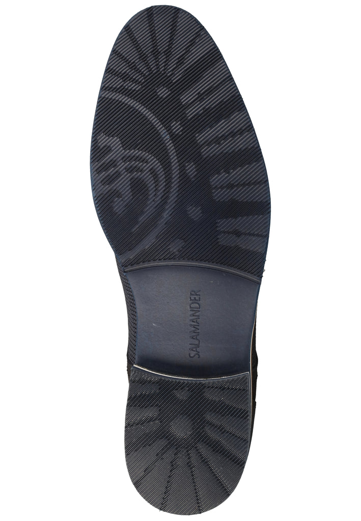 Salamander Businessschuhe Leder/Textil Navy - surf4shoes