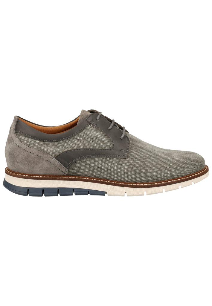 Salamander Halbschuhe Leder/Textil Grau - surf4shoes