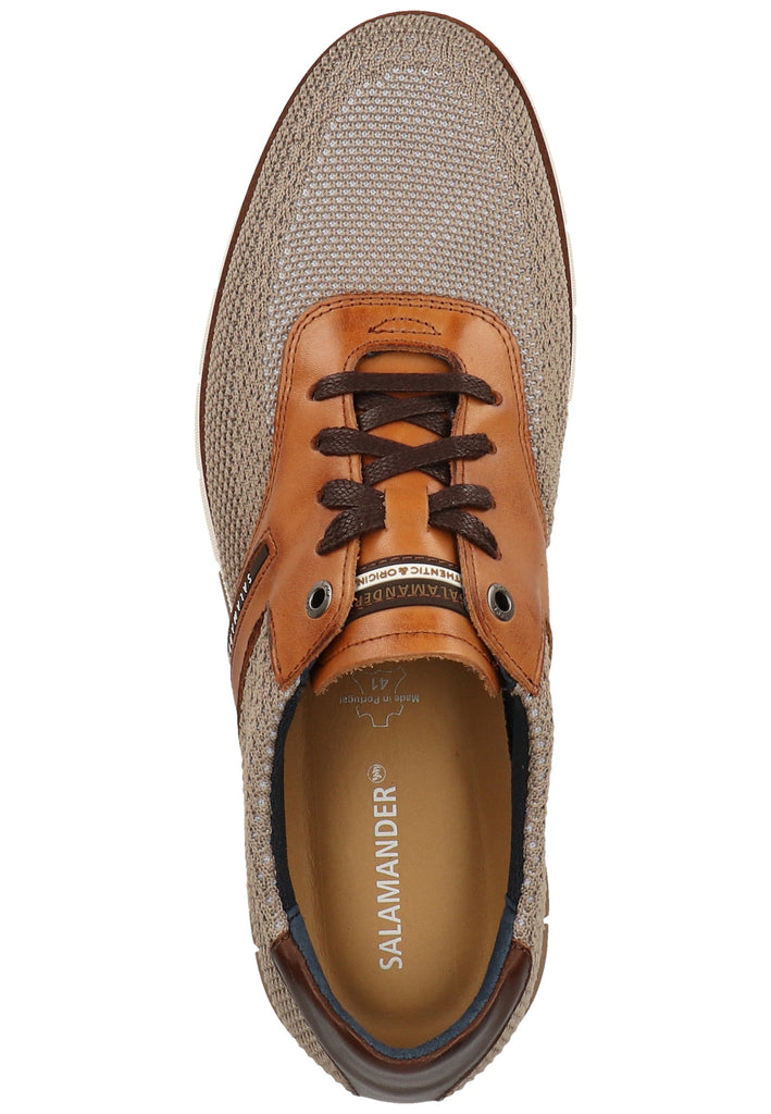 Salamander Sneaker Lederimitat/Textil Beige - surf4shoes
