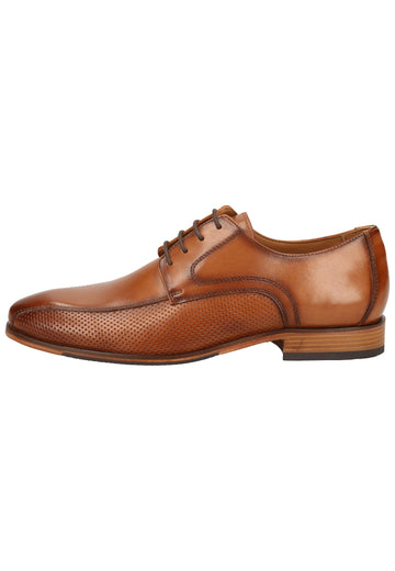 Salamander Businessschuhe Glattleder Cognac - surf4shoes
