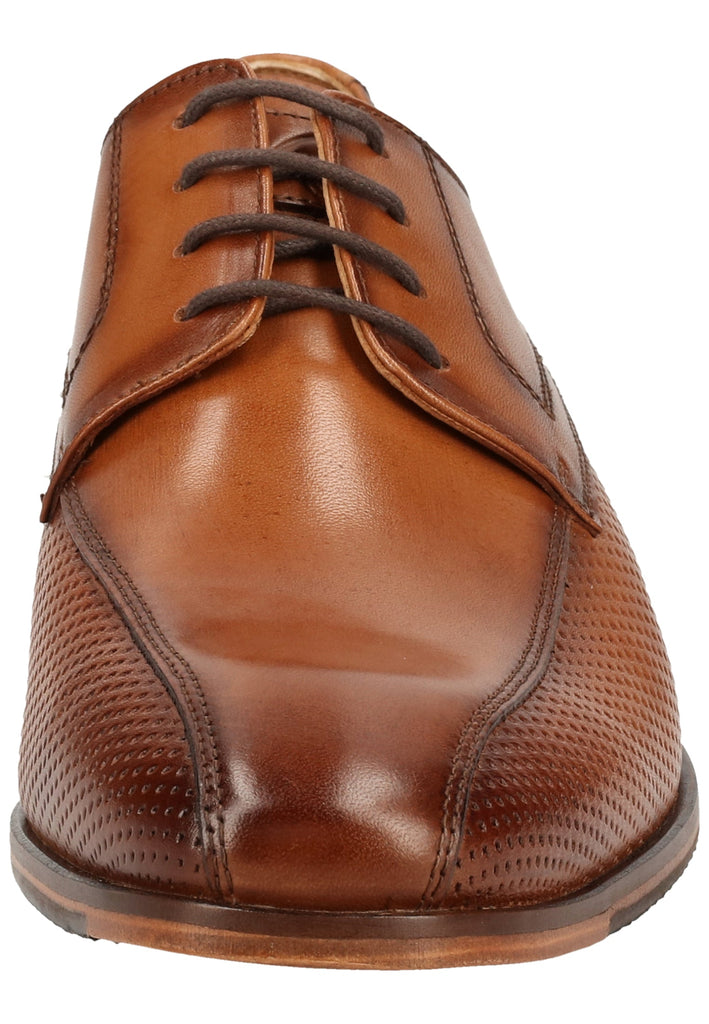 Salamander Businessschuhe Glattleder Cognac - surf4shoes