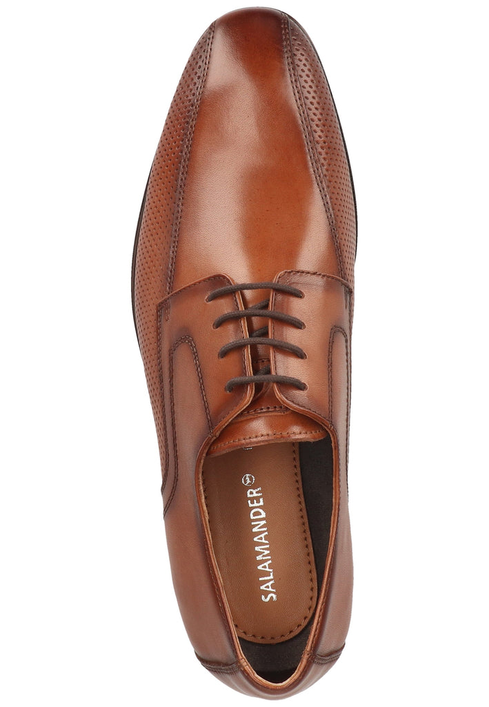 Salamander Businessschuhe Glattleder Cognac - surf4shoes