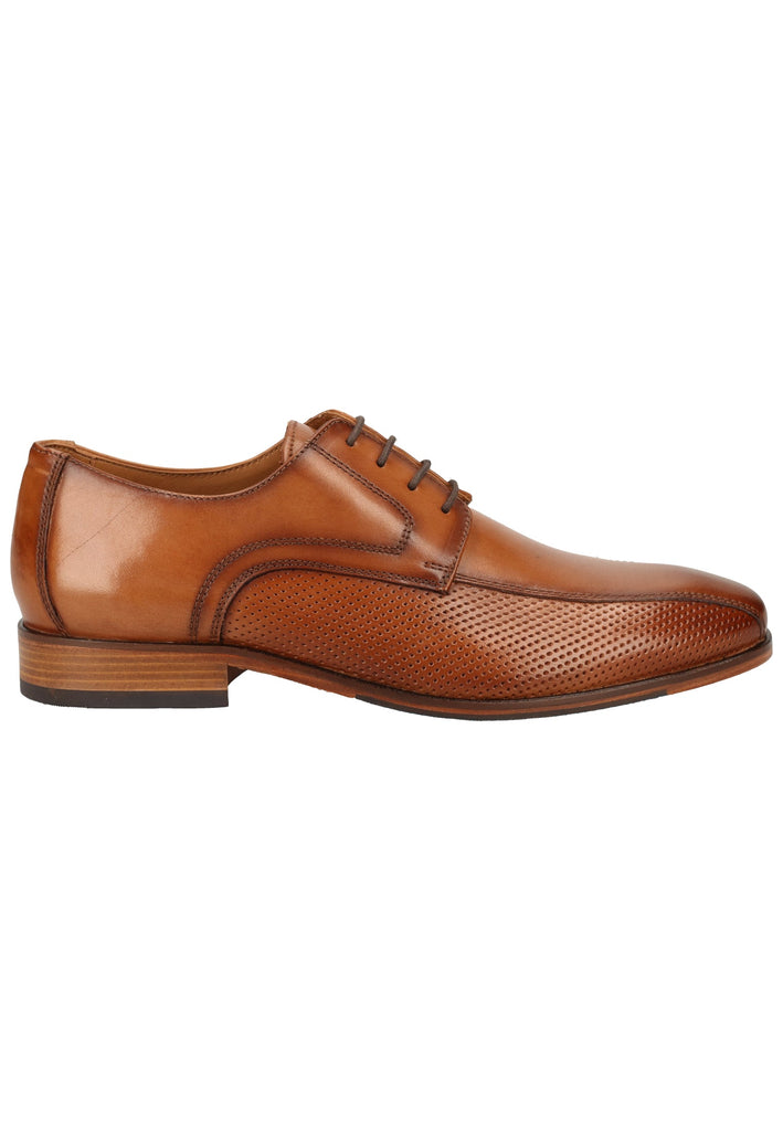 Salamander Businessschuhe Glattleder Cognac - surf4shoes