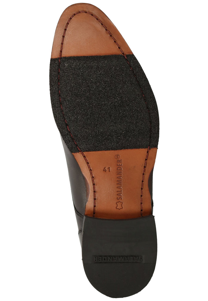 Salamander Businessschuhe Glattleder Schwarz - surf4shoes