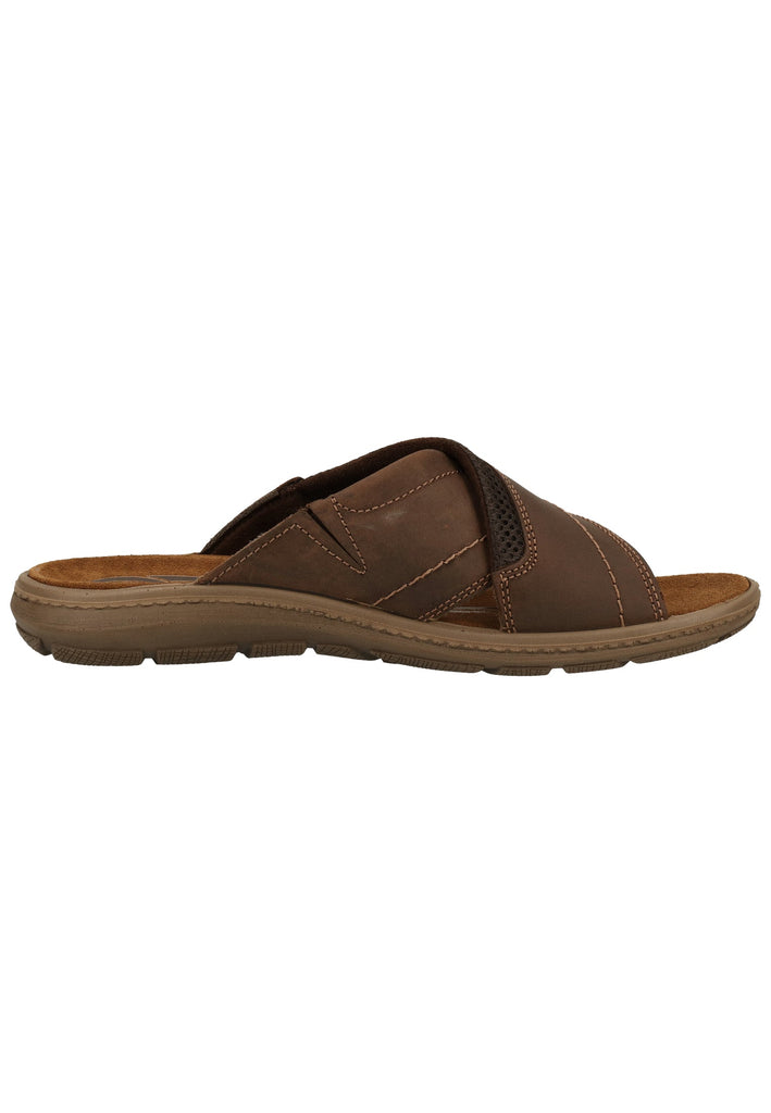 Salamander Pantoletten Nubukleder Braun - surf4shoes