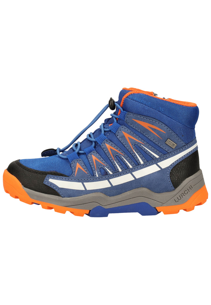 Lurchi Wanderschuhe Lederimitat/Textil Blau - surf4shoes