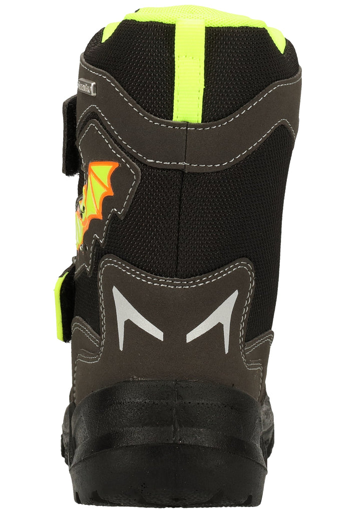 Lurchi Stiefelette Lederimitat/Textil Schwarz Warmfutter - surf4shoes