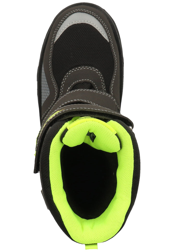 Lurchi Stiefelette Lederimitat/Textil Schwarz Warmfutter - surf4shoes