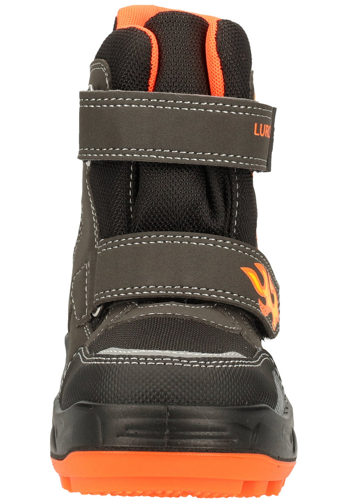 Lurchi Stiefelette Lederimitat/Textil Schwarz Warmfutter - surf4shoes