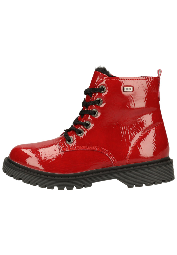 Lurchi Stiefelette Lederimitat Rot - surf4shoes